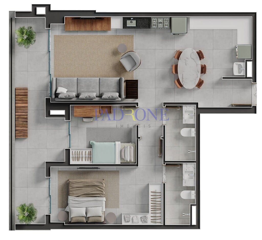 Apartamento à venda com 2 quartos, 72m² - Foto 96