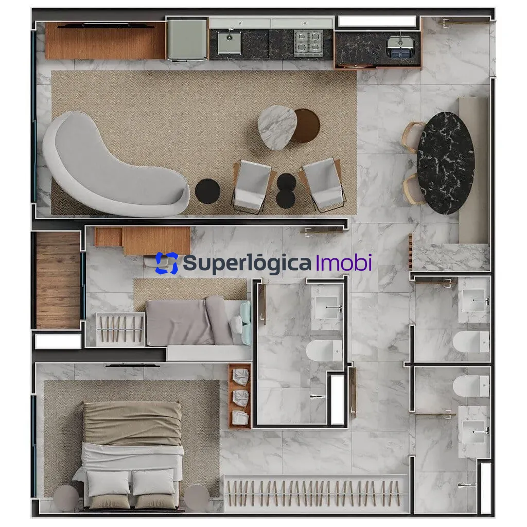 Apartamento, 2 quartos, 72 m² - Foto 83