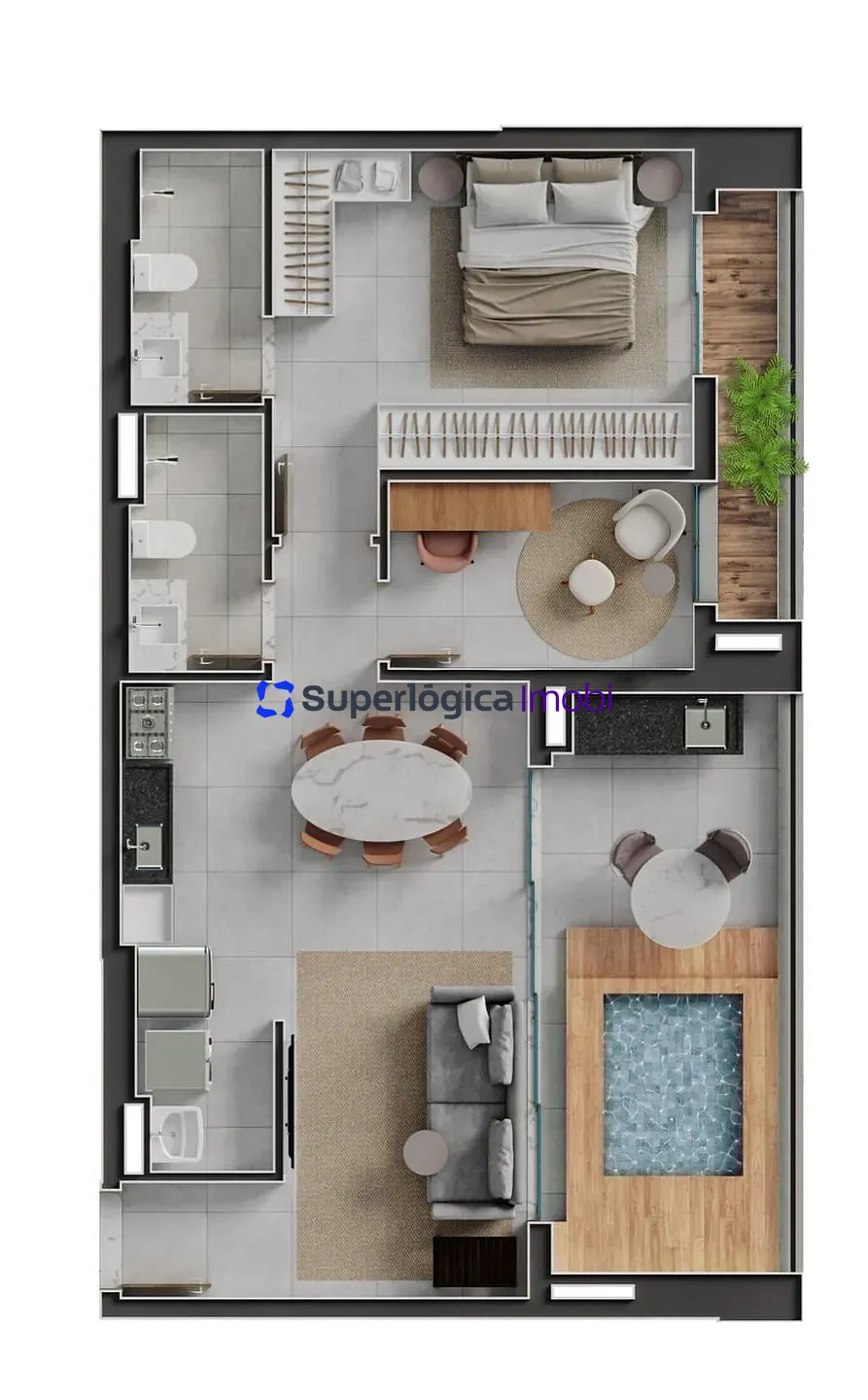 Apartamento, 2 quartos, 72 m² - Foto 90