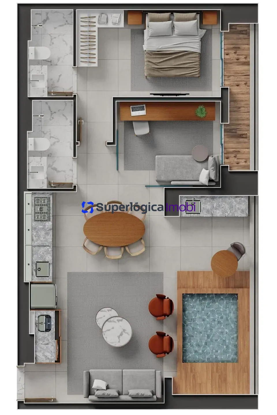Apartamento, 2 quartos, 72 m² - Foto 92