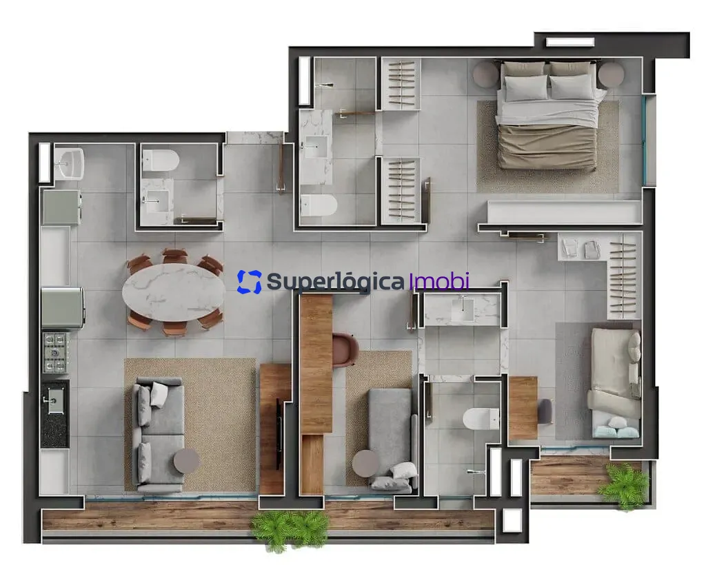 Apartamento, 2 quartos, 72 m² - Foto 95