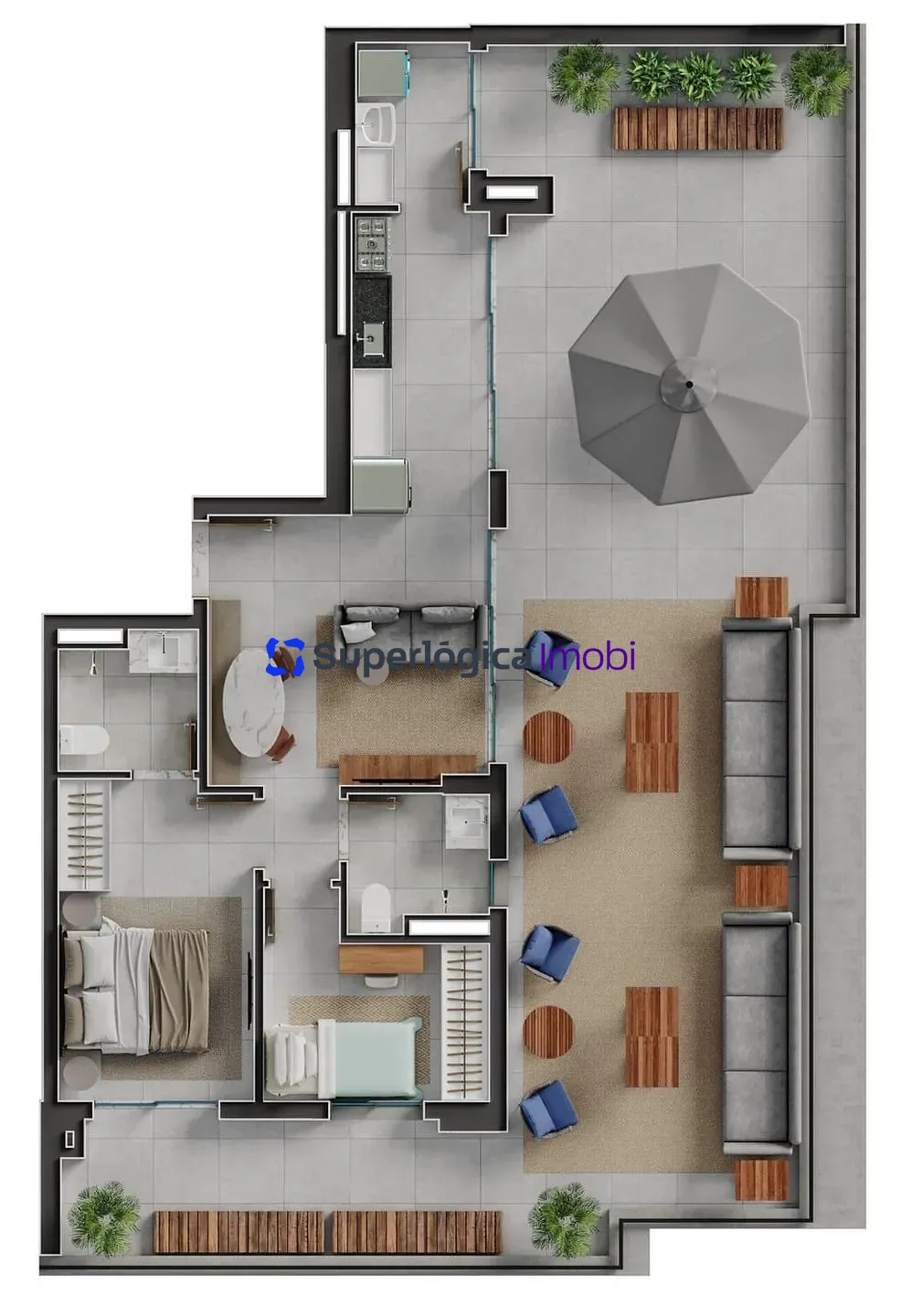 Apartamento, 2 quartos, 72 m² - Foto 99