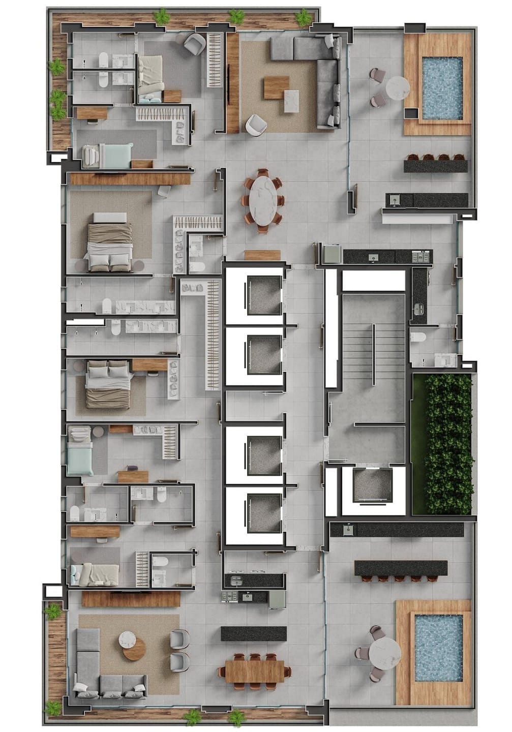 Apartamento, 2 quartos, 80 m² - Foto 61