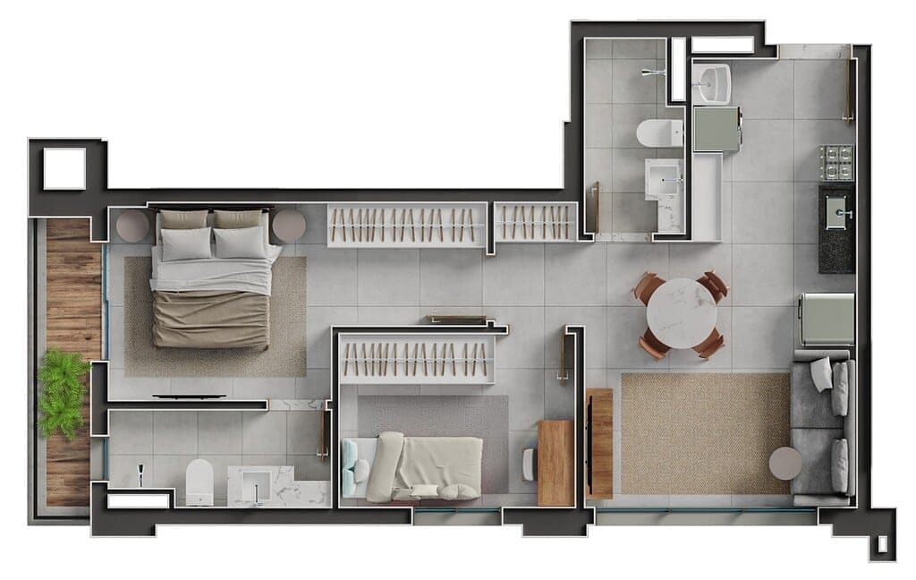 Apartamento, 2 quartos, 80 m² - Foto 77