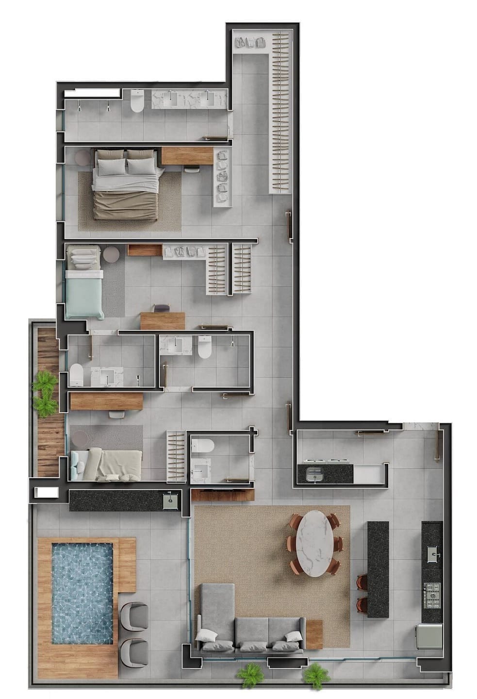 Apartamento, 2 quartos, 80 m² - Foto 103