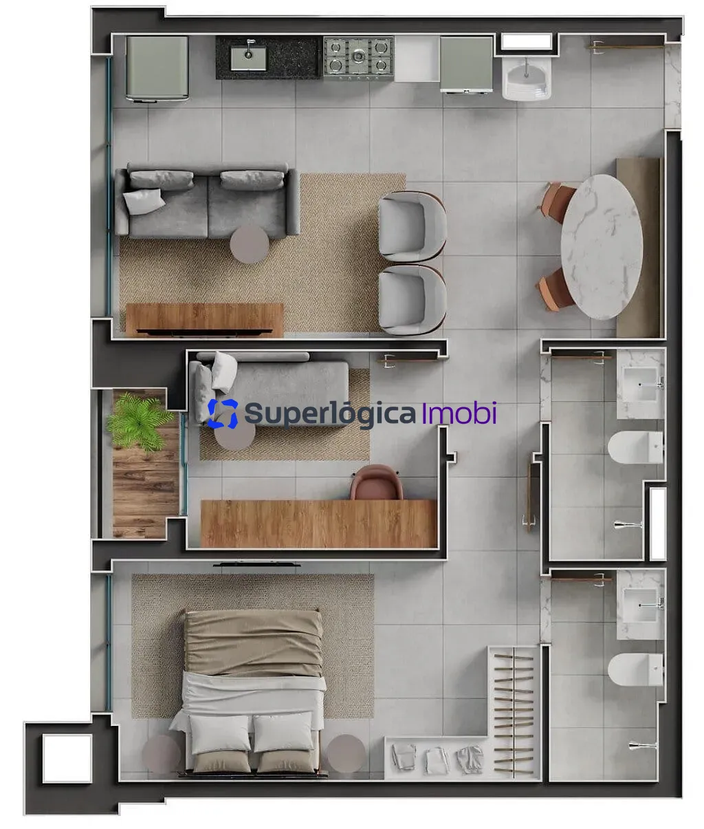 Apartamento, 2 quartos, 80 m² - Foto 73