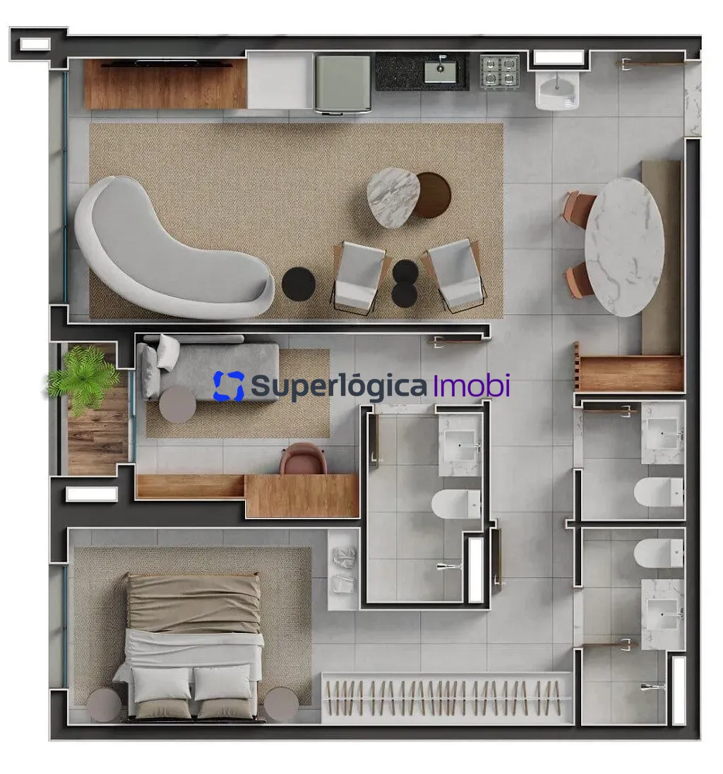 Apartamento, 2 quartos, 80 m² - Foto 81