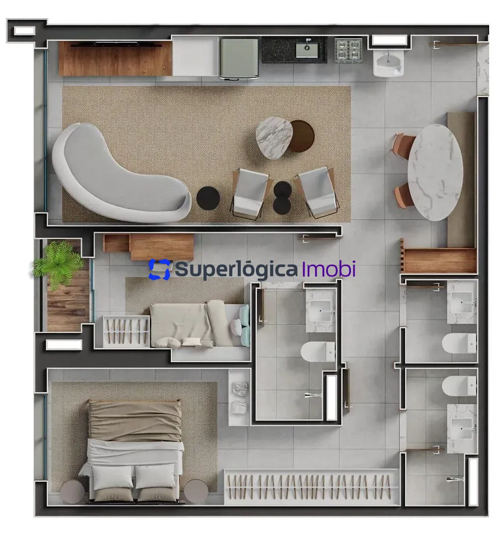 Apartamento, 2 quartos, 80 m² - Foto 82
