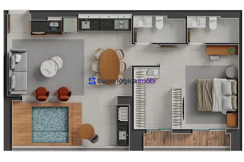 Apartamento, 2 quartos, 80 m² - Foto 91