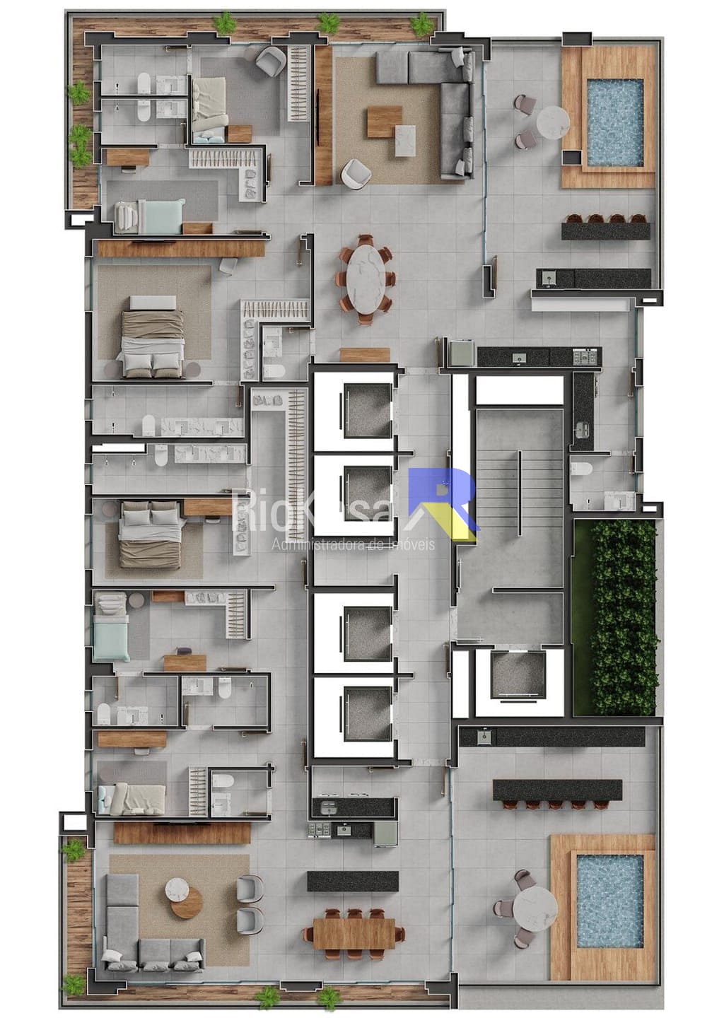 Apartamento, 3 quartos, 87 m² - Foto 61