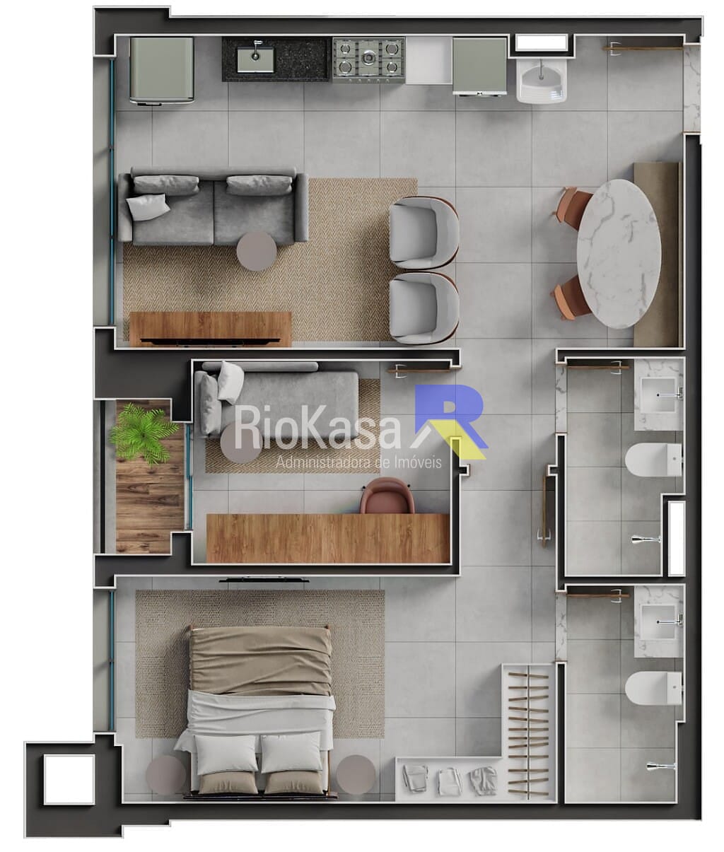 Apartamento, 3 quartos, 87 m² - Foto 73