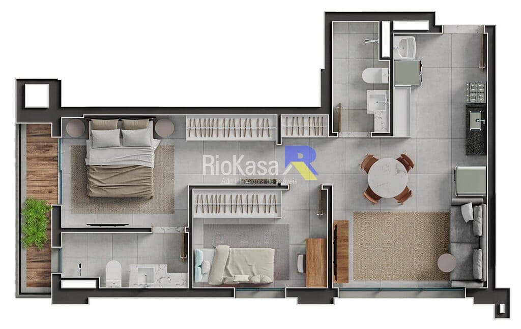 Apartamento, 3 quartos, 87 m² - Foto 77