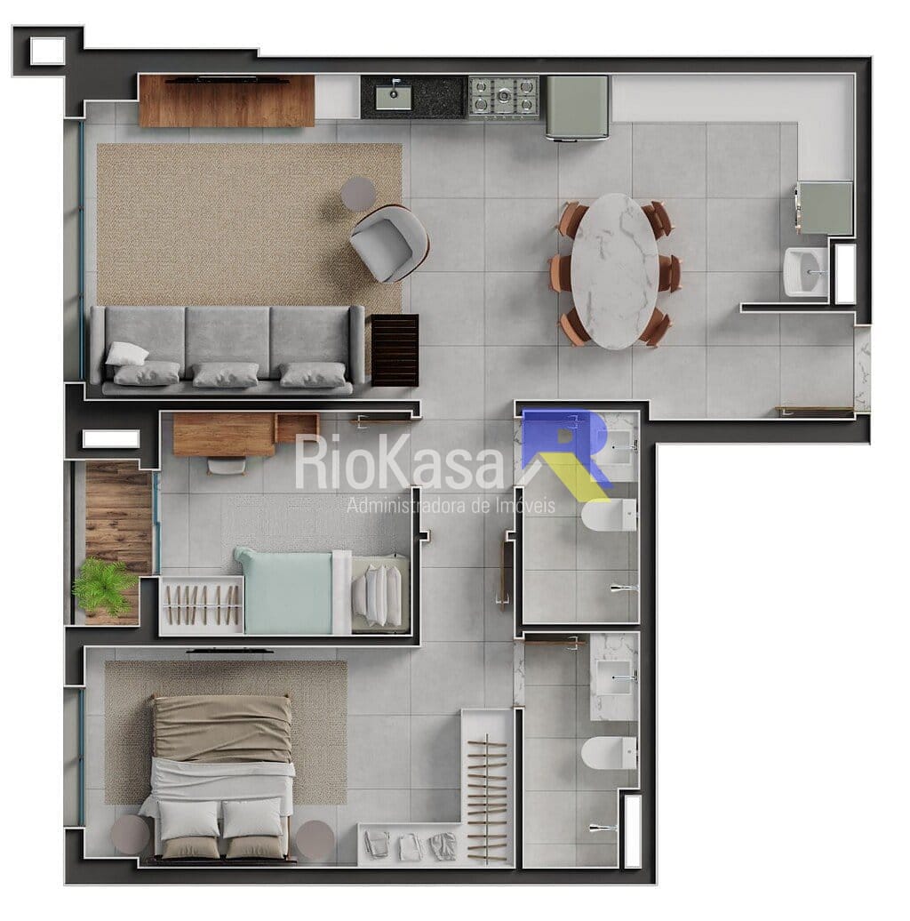 Apartamento, 3 quartos, 87 m² - Foto 78