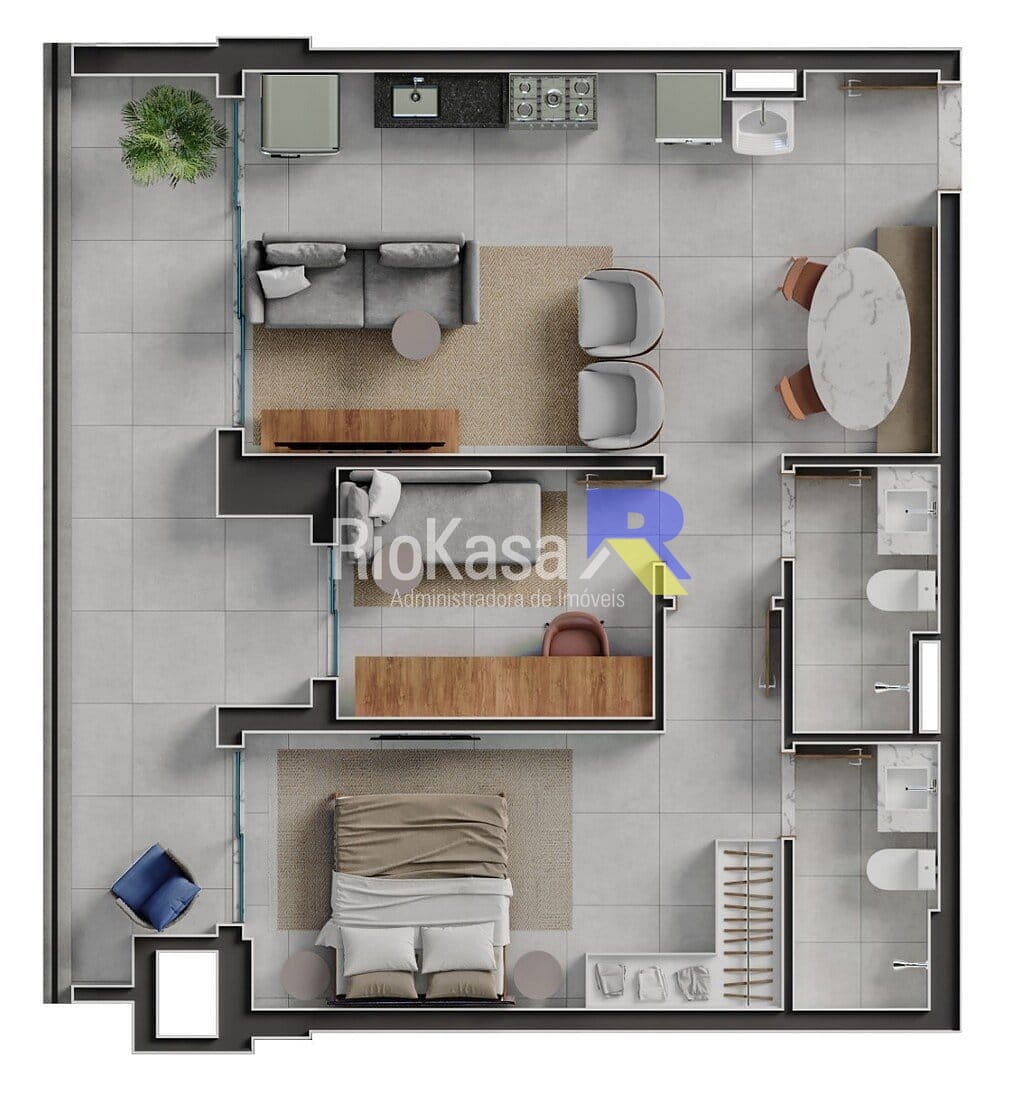 Apartamento, 3 quartos, 87 m² - Foto 79