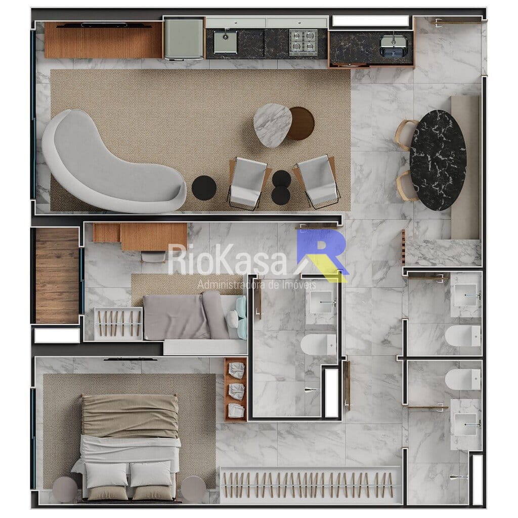 Apartamento, 3 quartos, 87 m² - Foto 83