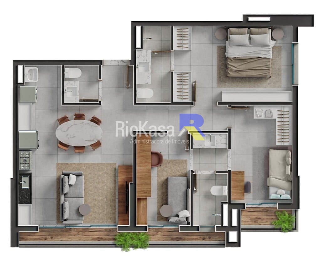 Apartamento, 3 quartos, 87 m² - Foto 95