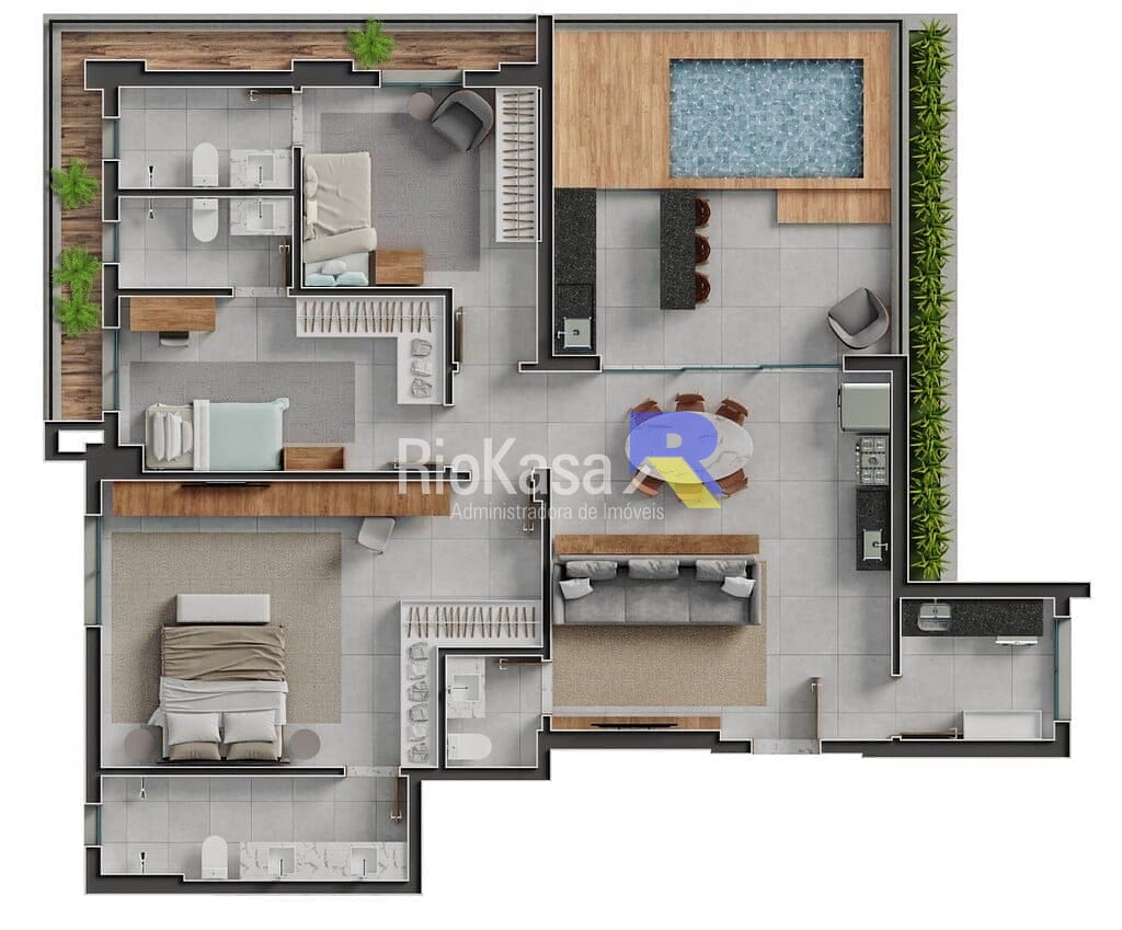 Apartamento, 3 quartos, 87 m² - Foto 102