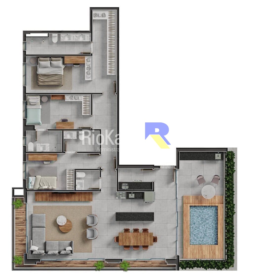 Apartamento, 3 quartos, 87 m² - Foto 104