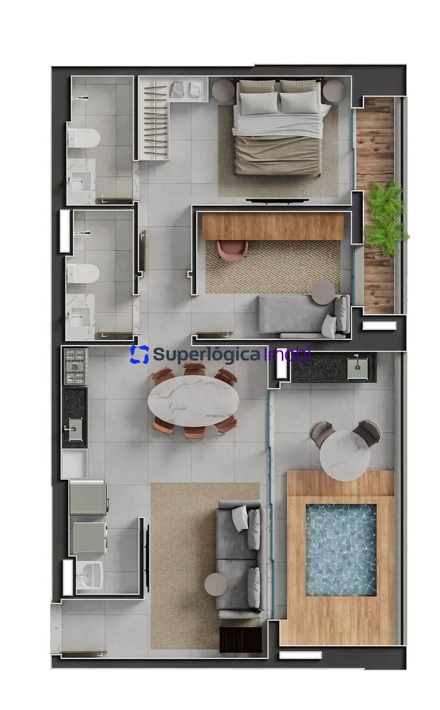 Apartamento, 3 quartos, 87 m² - Foto 89