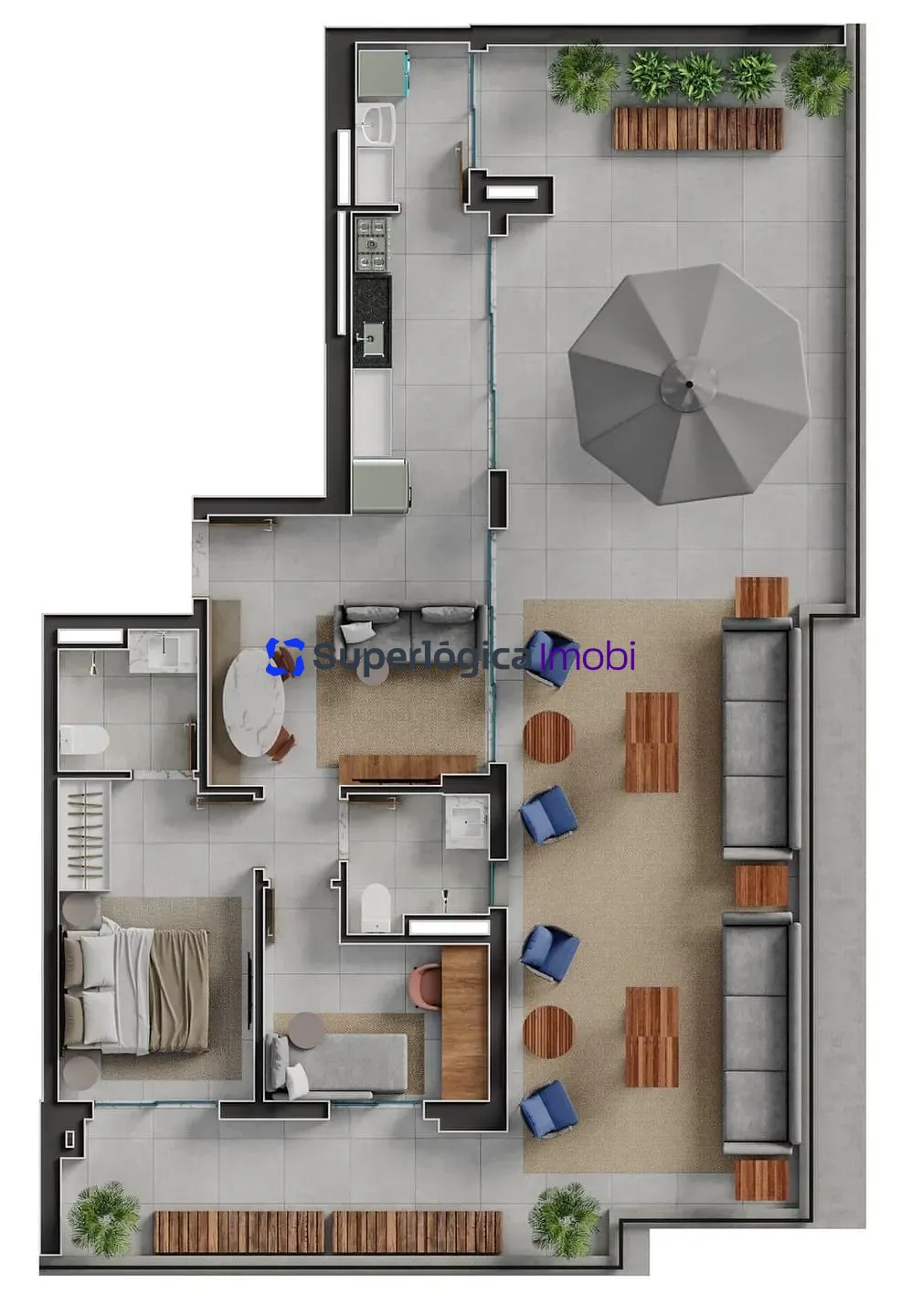 Apartamento, 3 quartos, 87 m² - Foto 98
