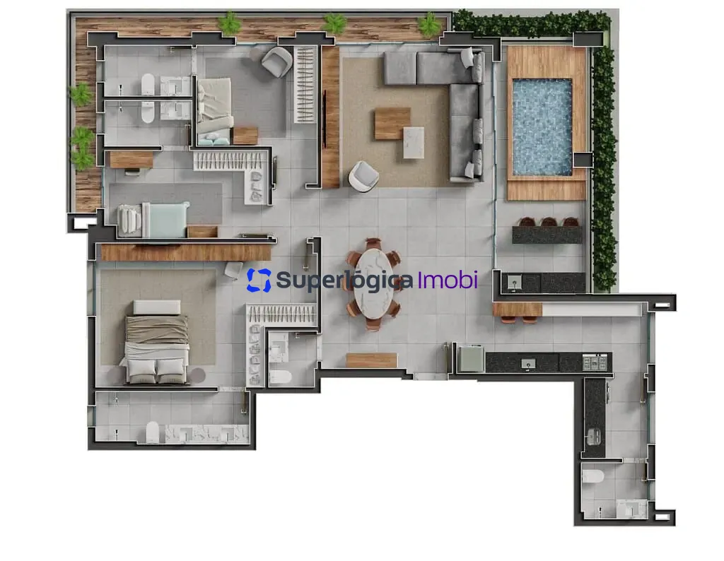 Apartamento, 3 quartos, 87 m² - Foto 105