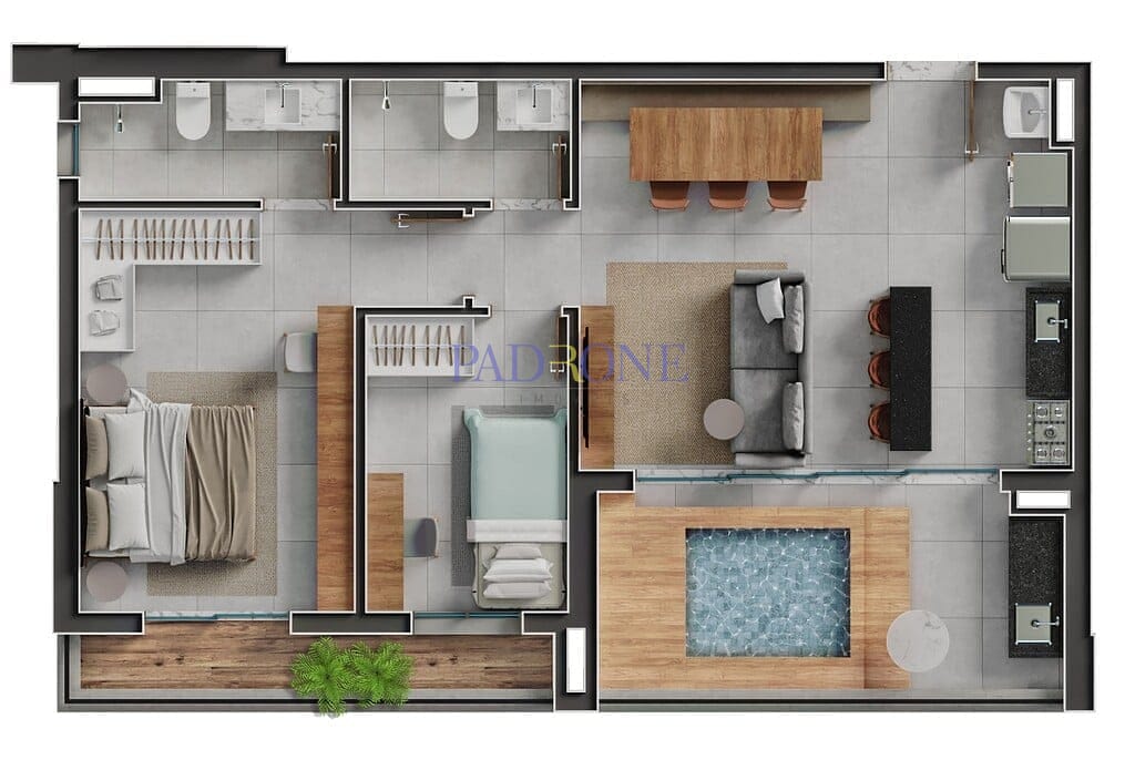 Apartamento à venda com 3 quartos, 86m² - Foto 86