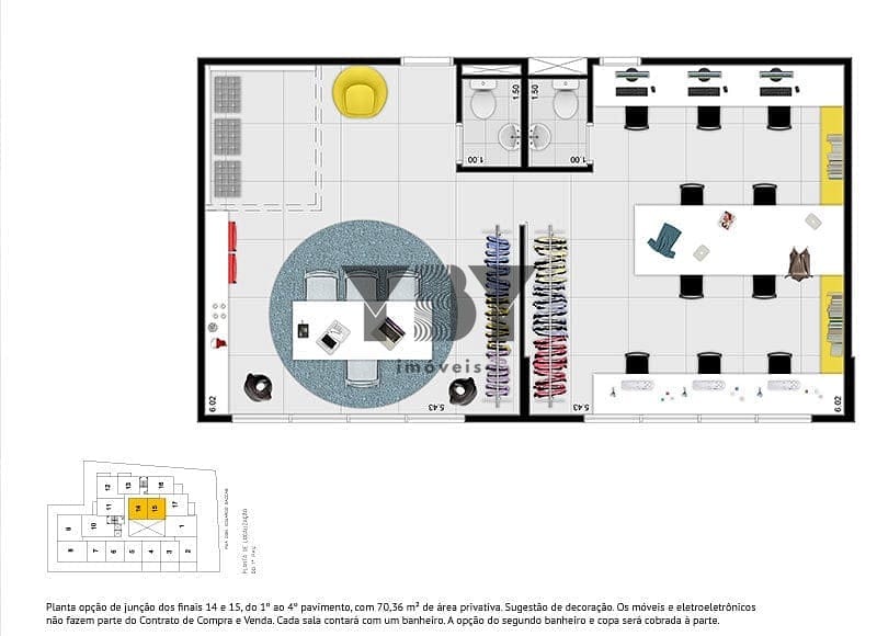 Conjunto Comercial-Sala à venda, 51m² - Foto 18