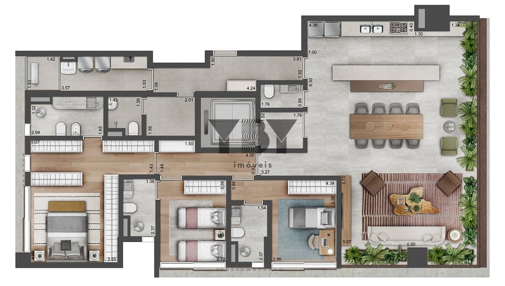 Cobertura, 4 quartos, 350 m² - Foto 45