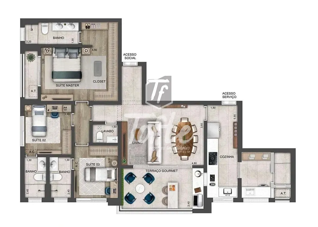 Apartamento, 2 quartos, 80 m² - Foto 14