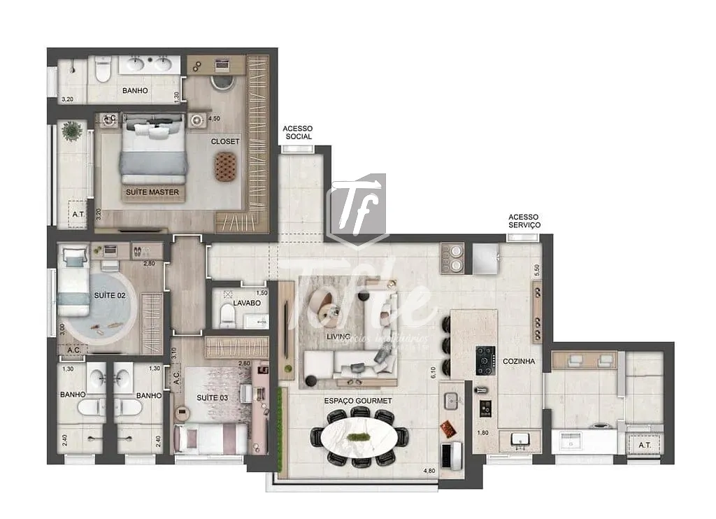 Apartamento, 2 quartos, 80 m² - Foto 15