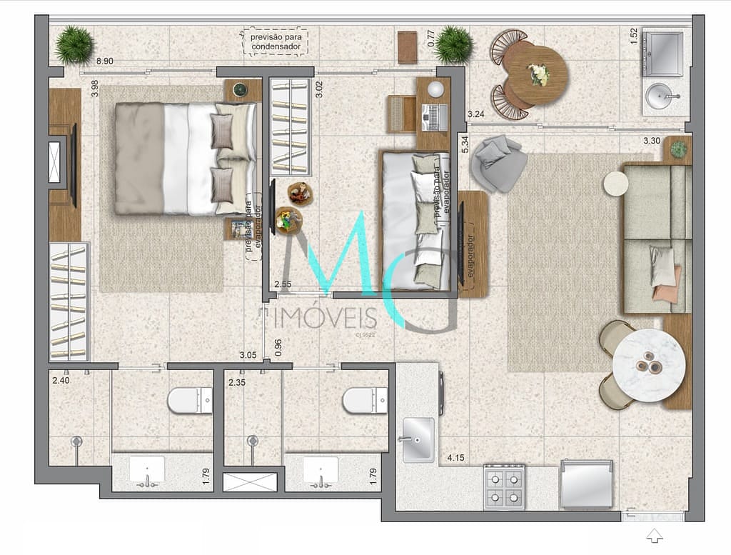 Apartamento, 1 quarto, 27 m² - Foto 28