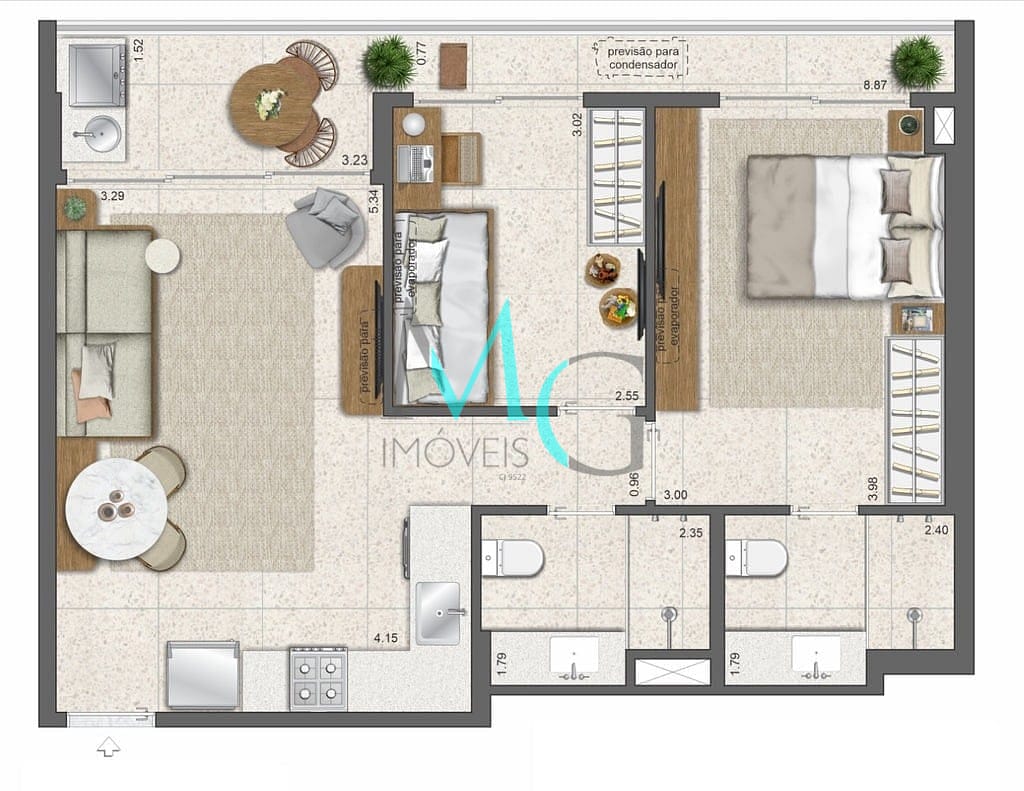 Apartamento, 1 quarto, 27 m² - Foto 29