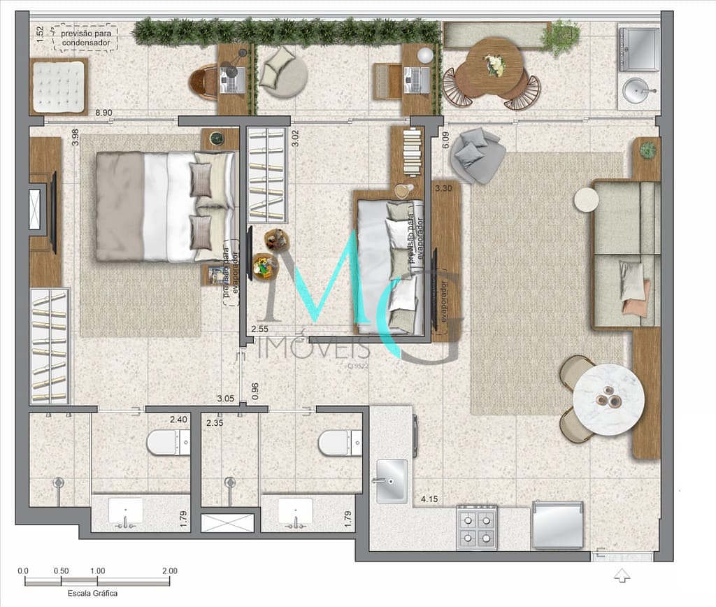 Apartamento, 1 quarto, 27 m² - Foto 31