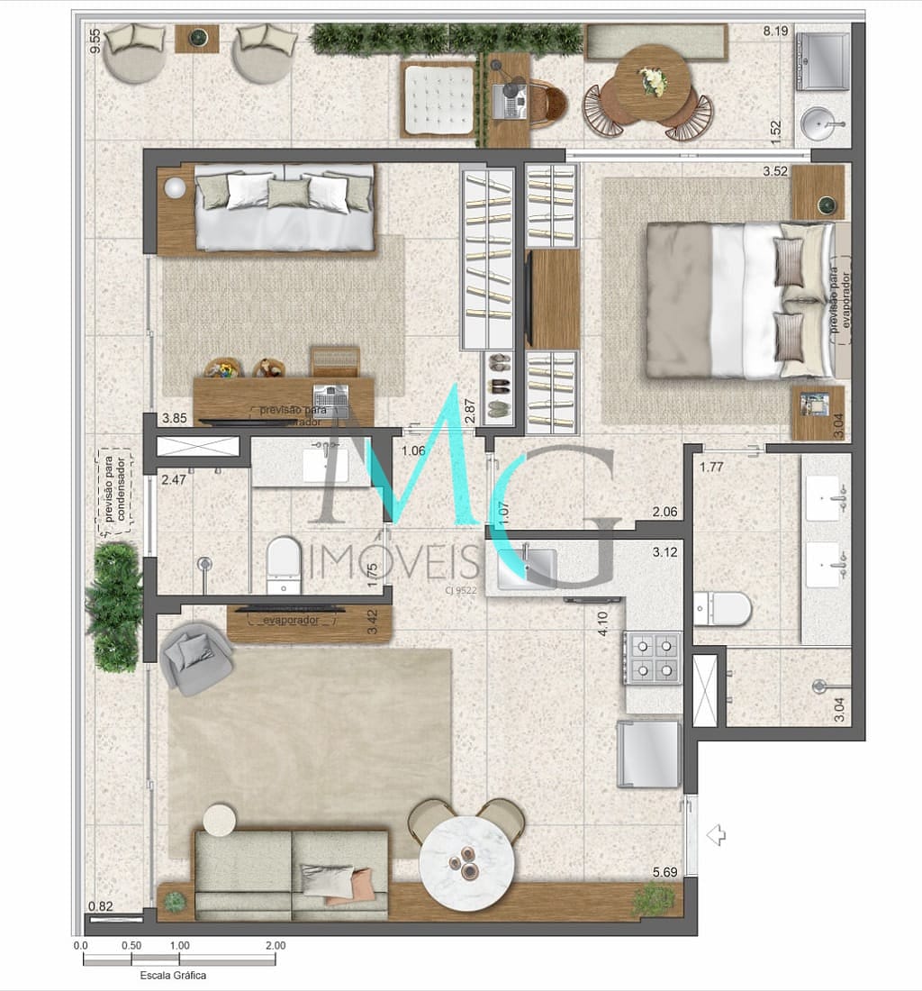 Apartamento, 1 quarto, 27 m² - Foto 32