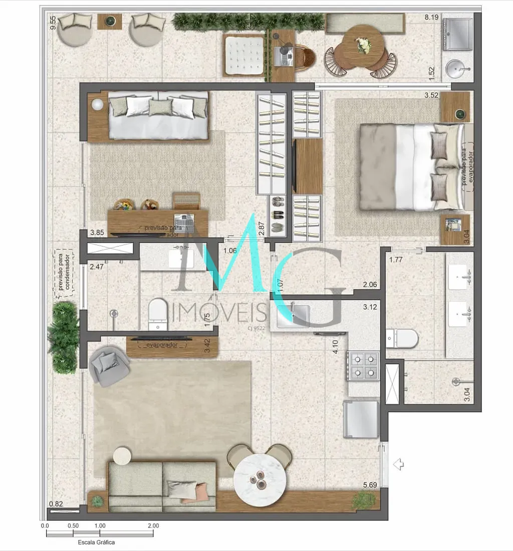 Apartamento, 1 quarto, 27 m² - Foto 32