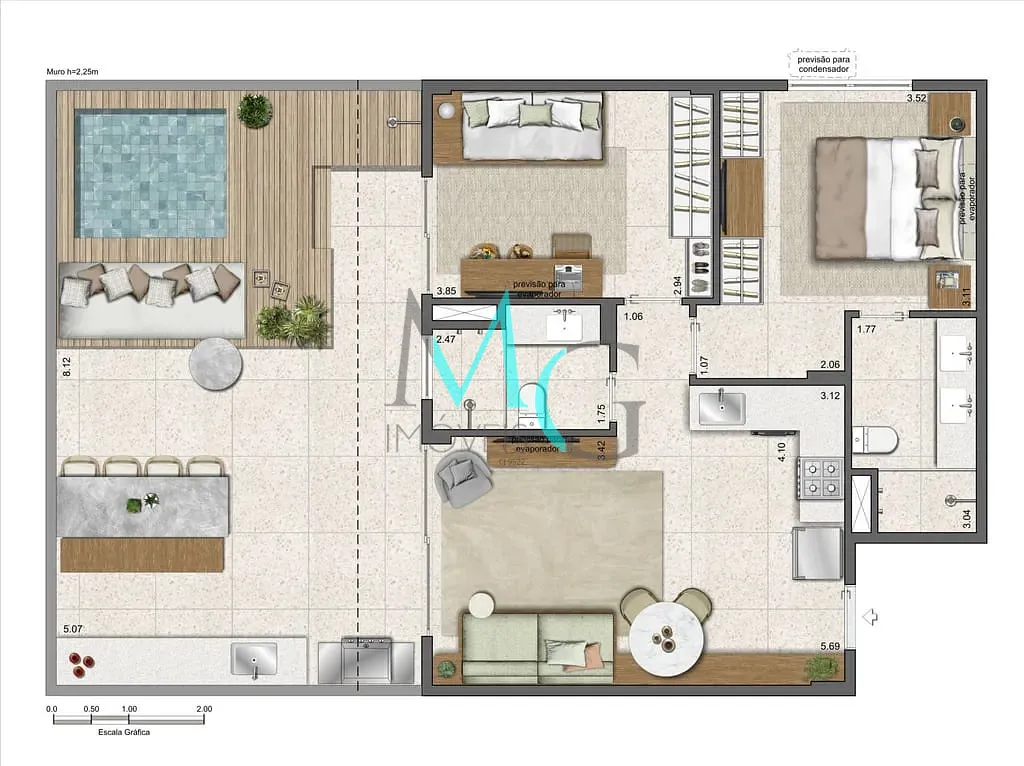 Apartamento, 1 quarto, 27 m² - Foto 33