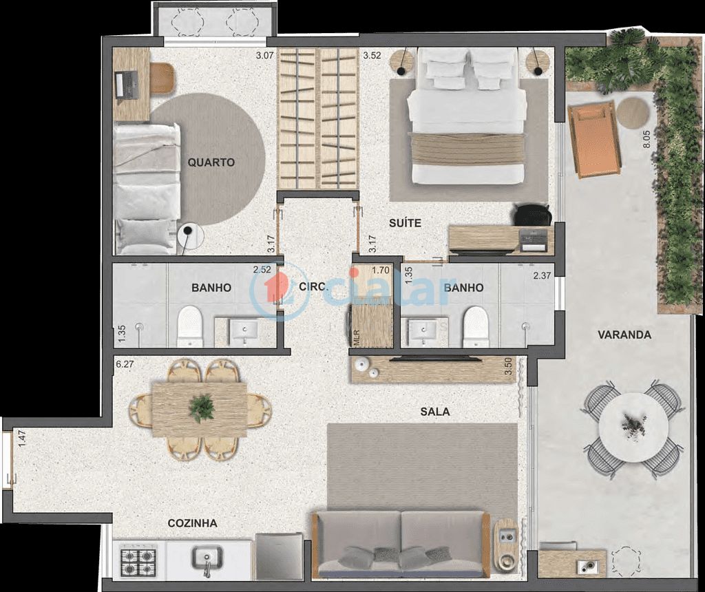 Apartamento à venda com 1 quarto, 41m² - Foto 23