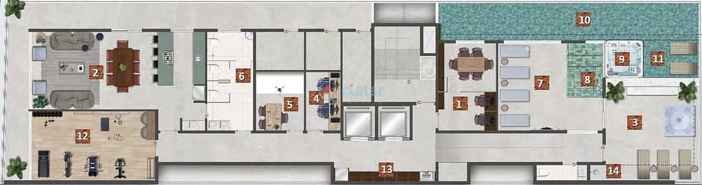 Apartamento à venda com 1 quarto, 41m² - Foto 18