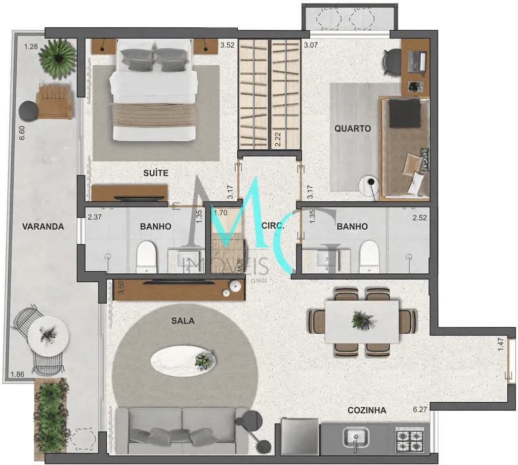Apartamento, 1 quarto, 41 m² - Foto 22