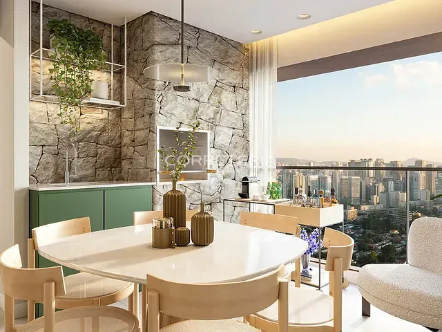 Apartamento 2 quartos e 3 banheiros, à venda, no bairro Campo Belo em São Paulo