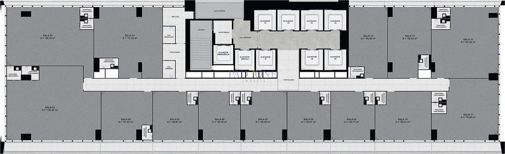 Apartamento à venda com 1 quarto, 77m² - Foto 25