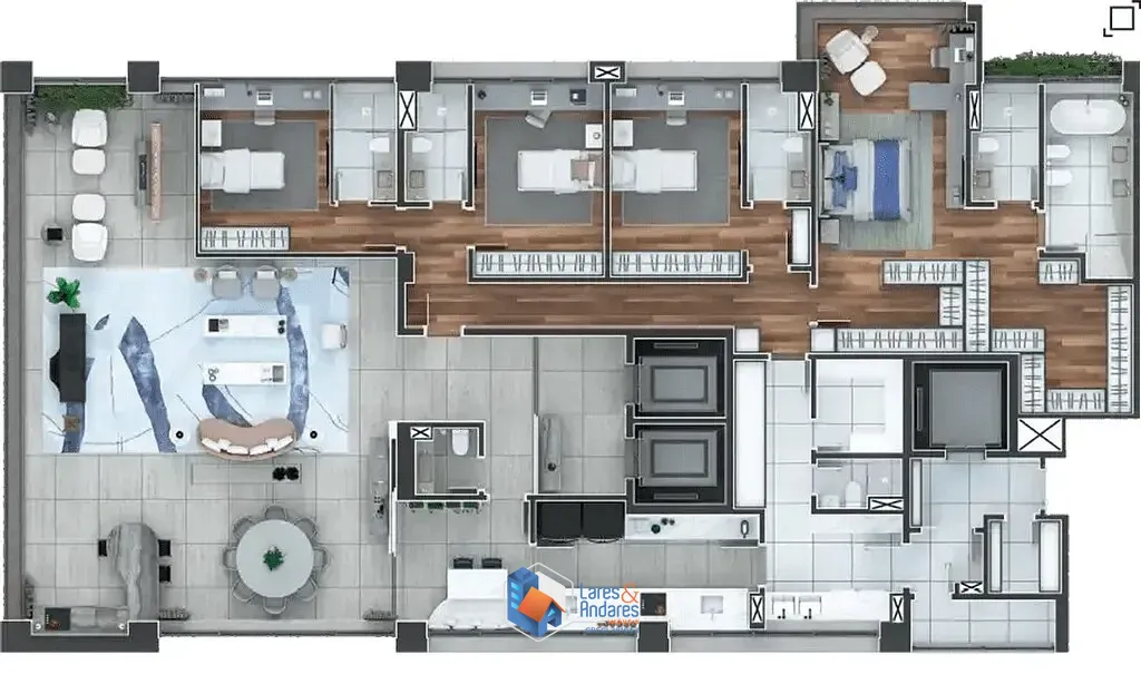 Apartamento, 4 quartos, 290 m² - Foto 26