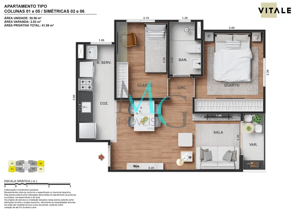 Apartamento, 2 quartos, 48 m² - Foto 8