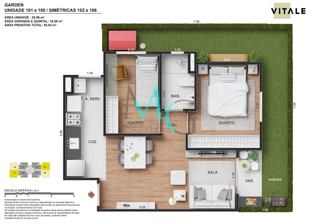Apartamento, 2 quartos, 48 m² - Foto 12