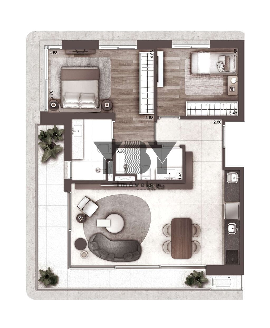 Apartamento, 2 quartos, 106 m² - Foto 33