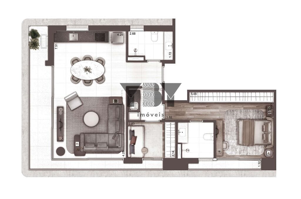 Apartamento, 1 quarto, 33 m² - Foto 34