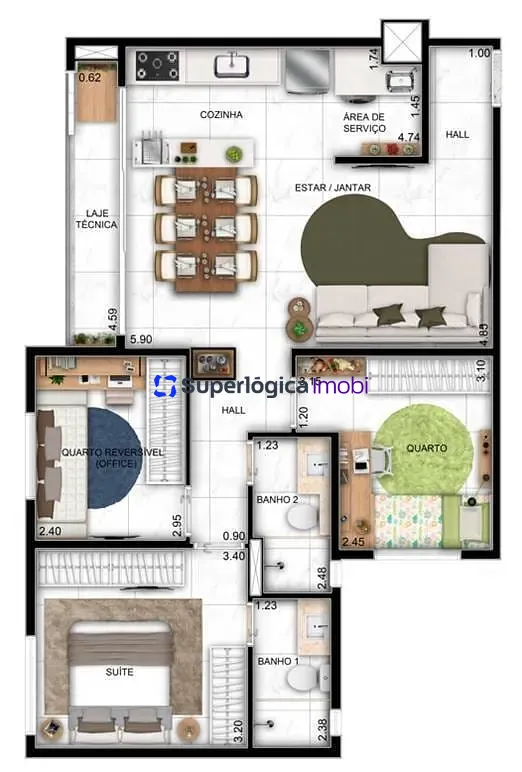 Apartamento, 3 quartos, 112 m² - Foto 25