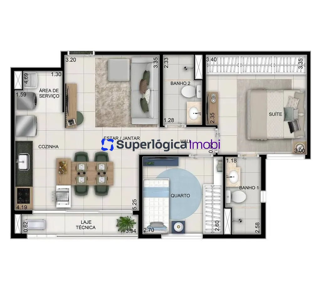 Apartamento, 2 quartos, 95 m² - Foto 22
