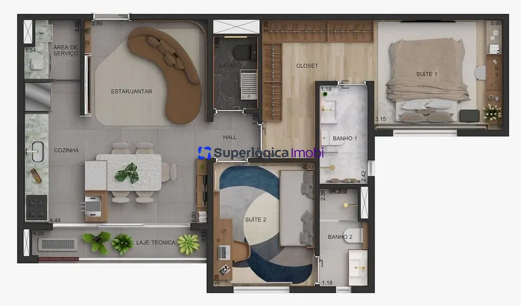 Apartamento, 3 quartos, 99 m² - Foto 24