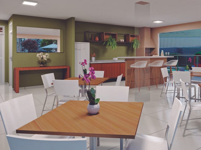 Foto do Apartamento - Garden à venda 2 Quartos 52.05M² Campo Grande Rio de Janeiro - RJ | Olinda Ellis Residencial Jerivá - Fase 2 | MG IMÓVEIS